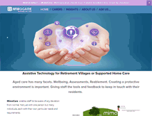 Tablet Screenshot of mimo-care.com